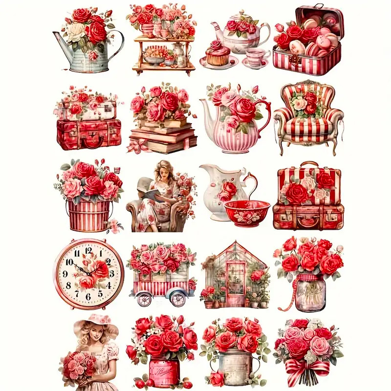 Set de 20 pegatinas para scrapbook (SB002)