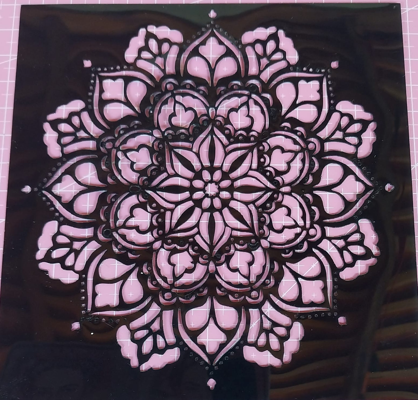 Stencil Mandala 13,5x13 cms (S103)