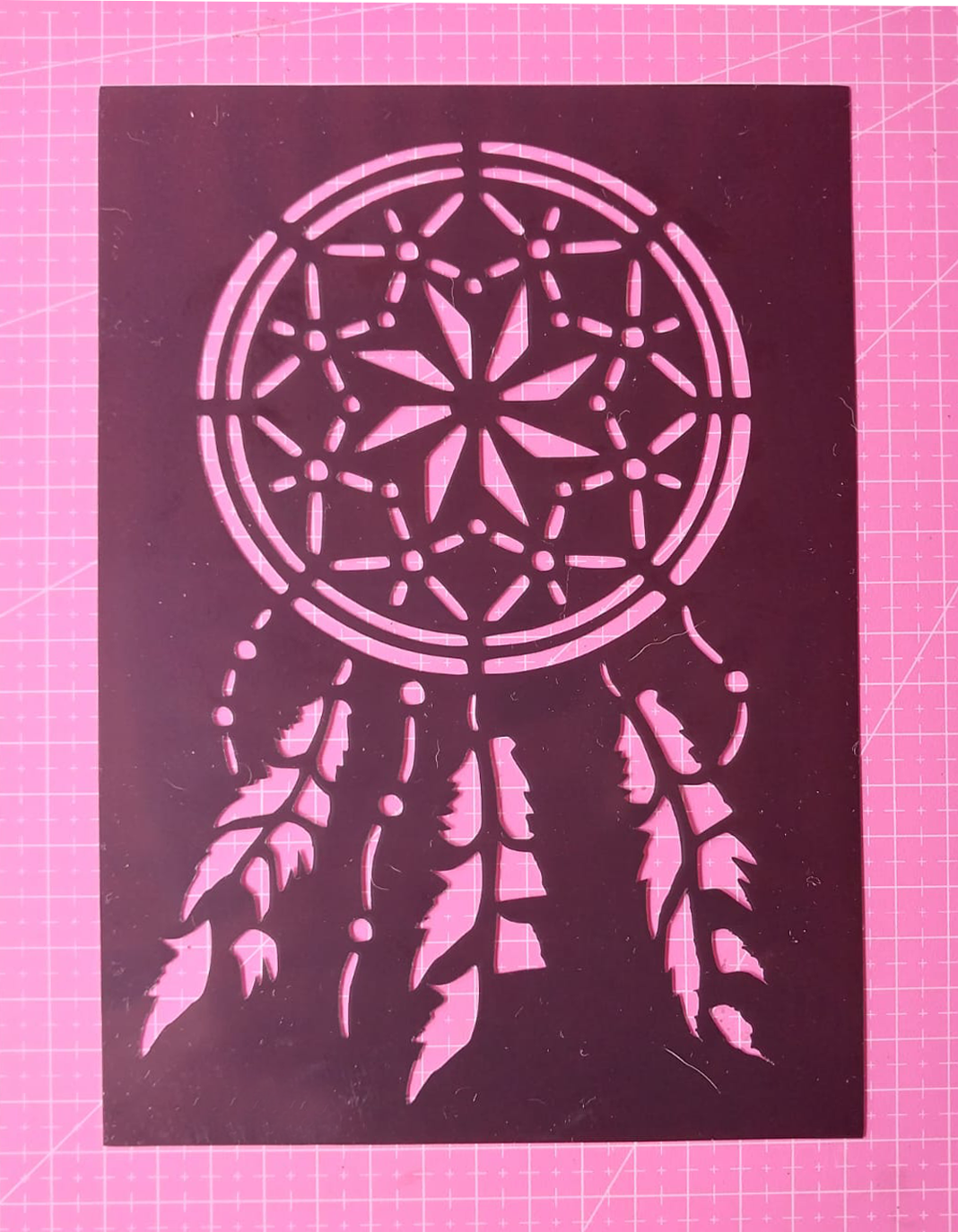 Stencil Mandala 14x20,3 cms (S108)