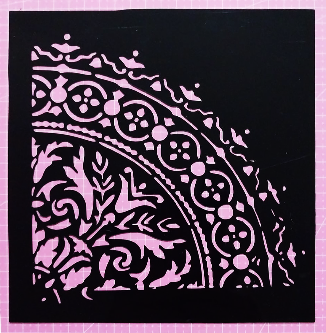 Stencil Mandala 20x20 cms (S122)