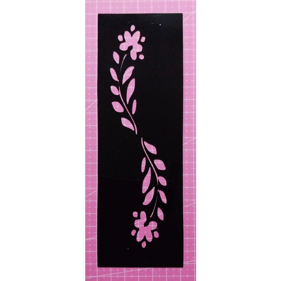Stencil Floral 6x20 cms (S146)