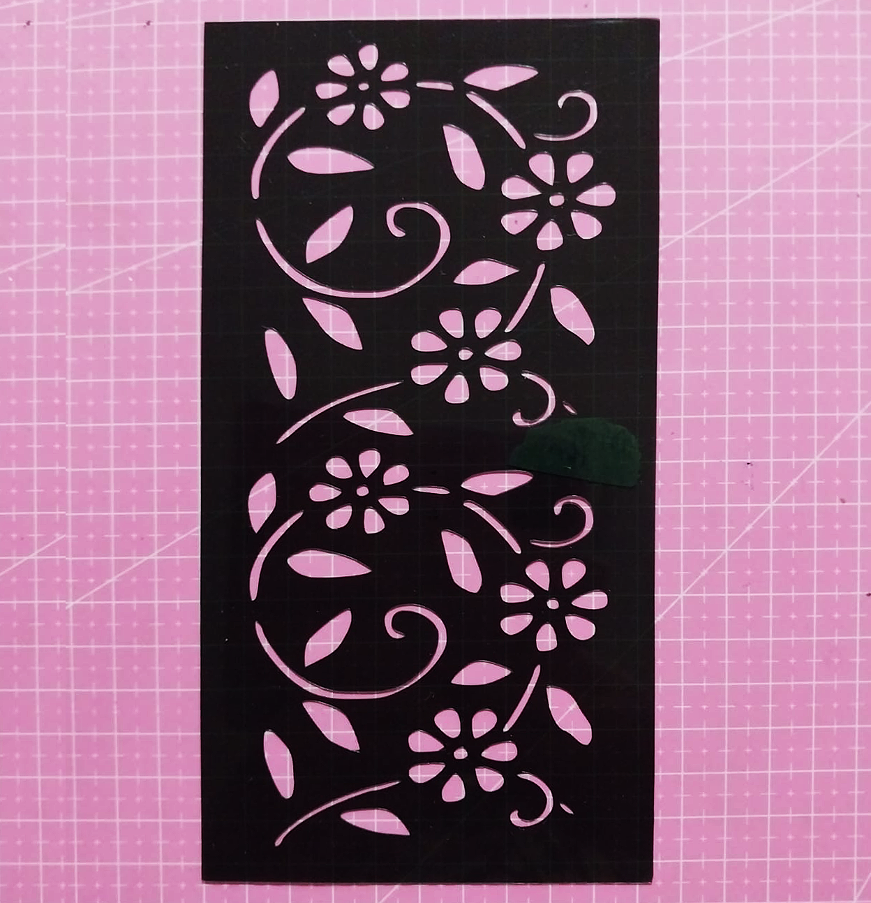 Stencil Floral 10x19 cms (S201)