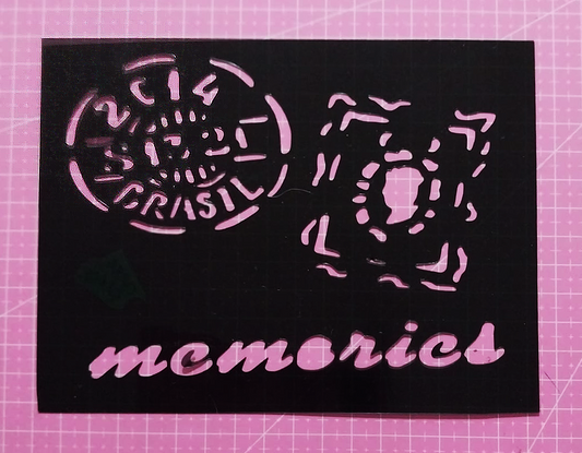Stencil Memories Brasil 13x17 cms (S217)