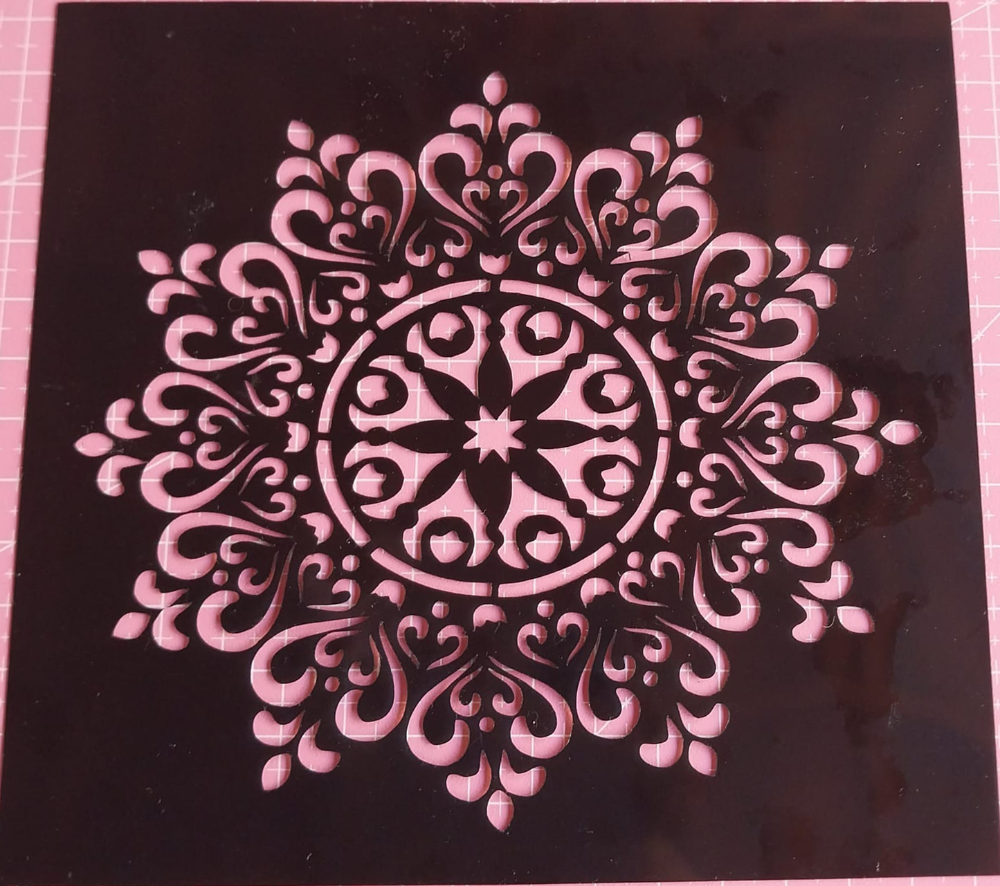 Stencil Mandala 15x15 cms (S104)