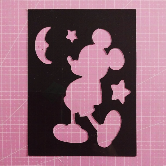 Stencil Mickey 12,5x17 cms (S180)